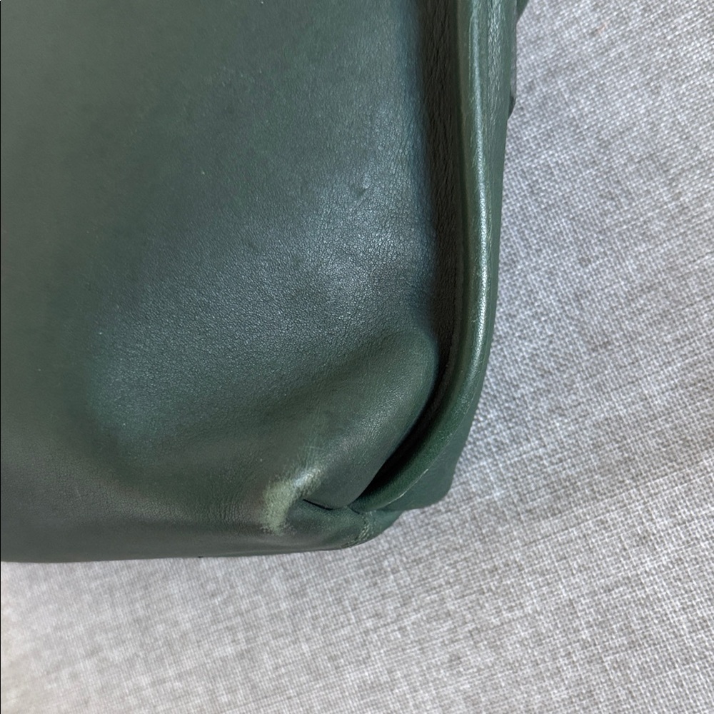 Coach 90s vintage green Leather Crossbody Bag K4B 9919 - Picture 3 of 15